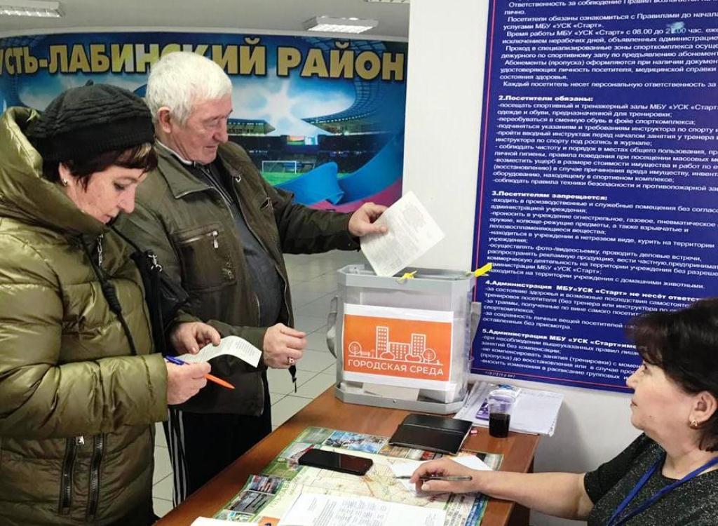 Горожане выбирали общественные территории для благоустройства