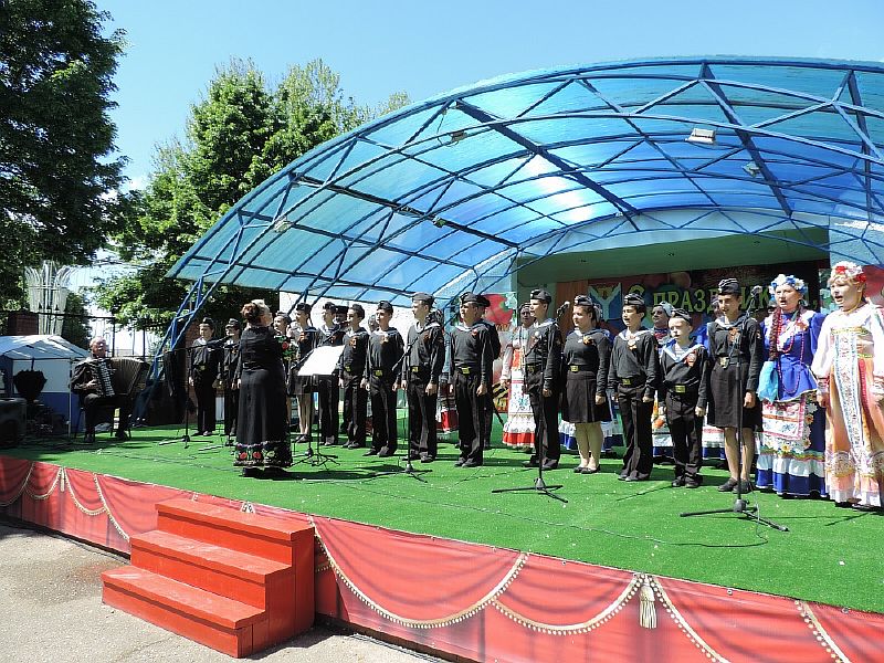 В городском парке отметили День Победы.