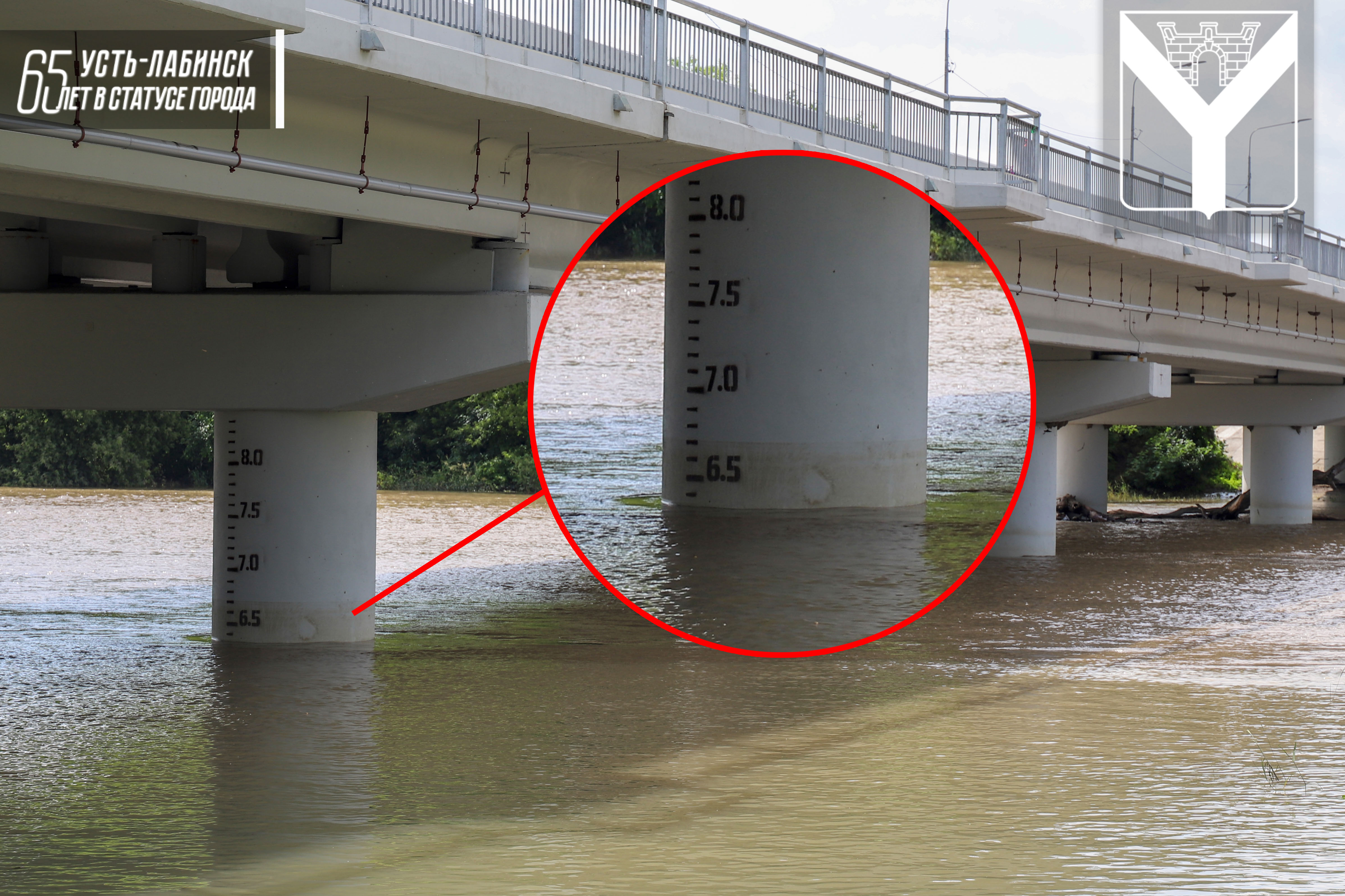 Уровень воды в реке Кубань стабилизировался
