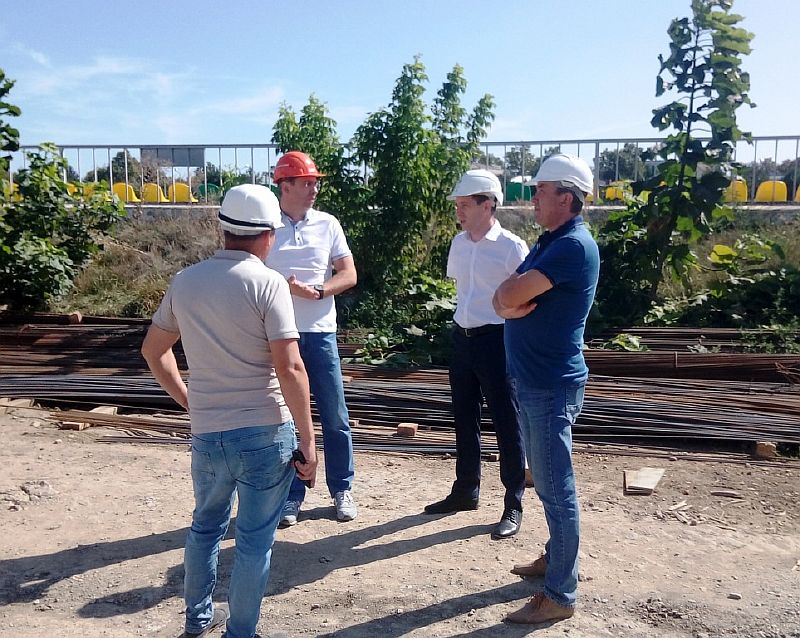 Обсудили вопросы строительства Спортцентра