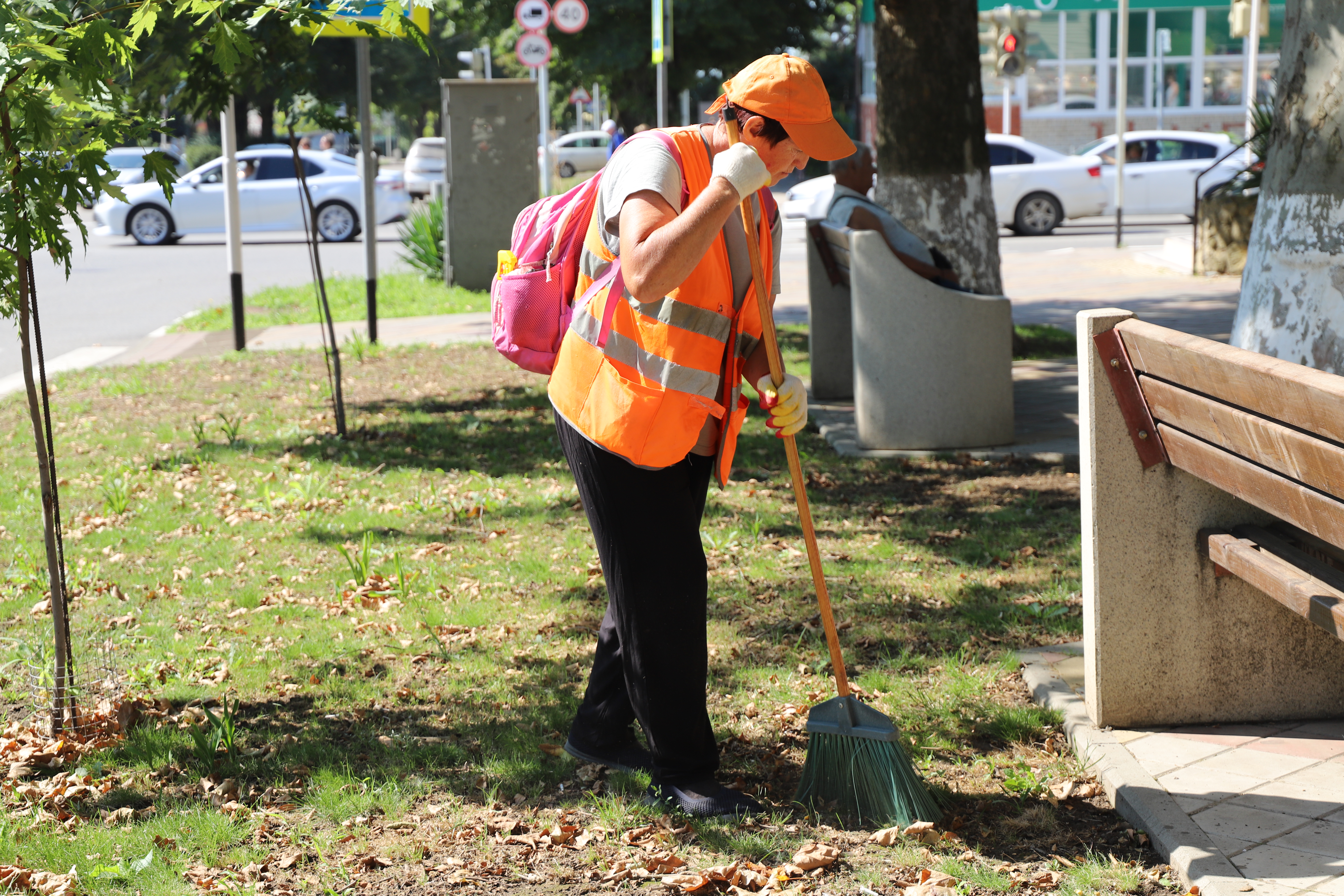 Работа по благоустройству