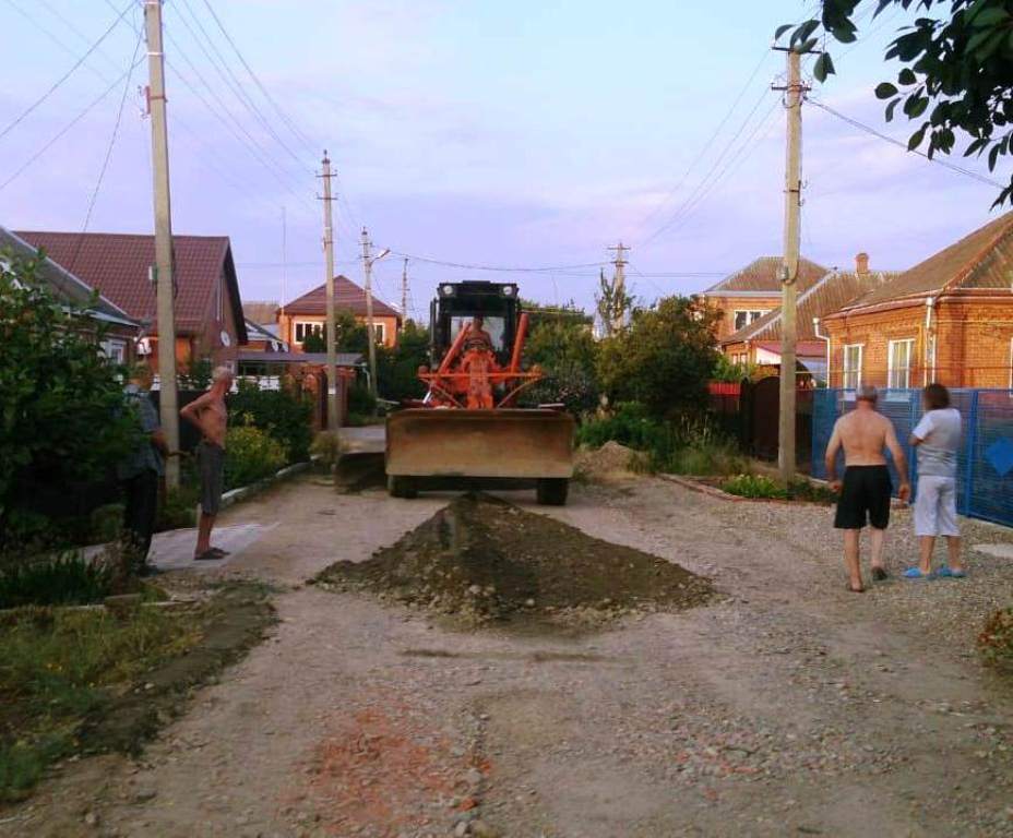 Ремонт улиц с гравийным покрытием