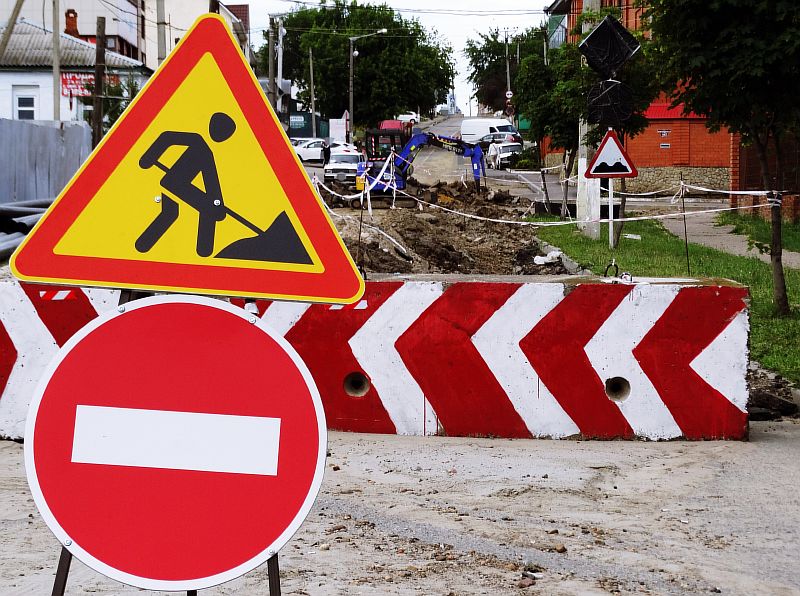 Открыт для проезда перекрёсток улиц Октябрьская и Коммунистическая