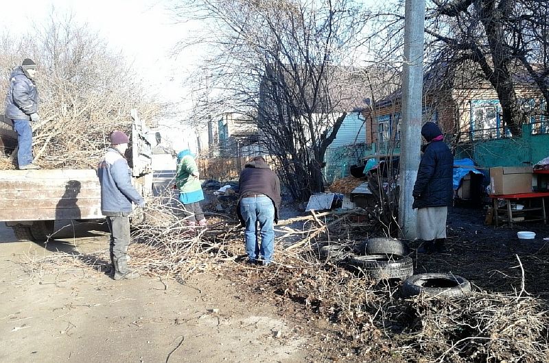 Навели порядок на проблемном участке