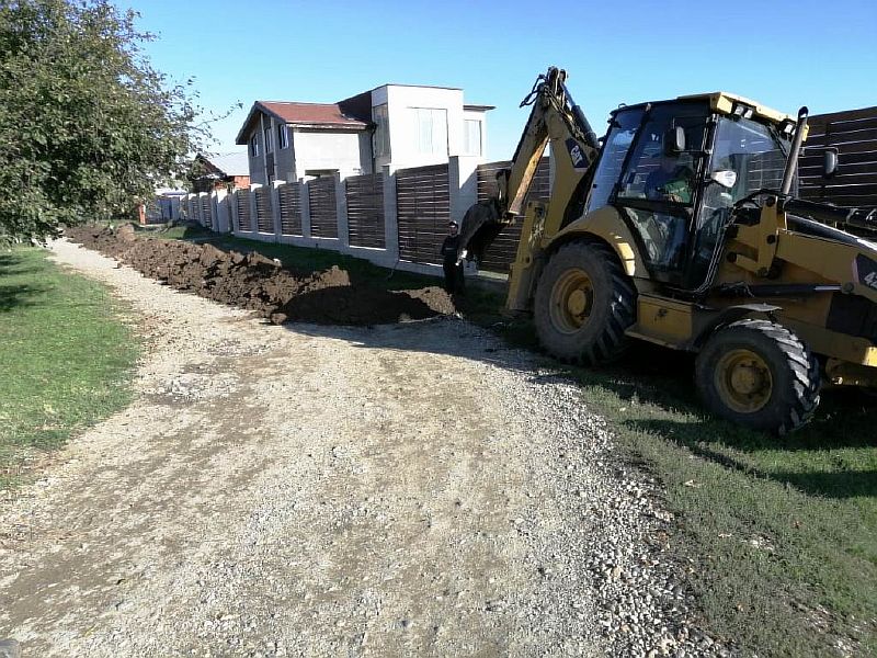 Работы по строительству газопровода по улице Виноградной завершаются