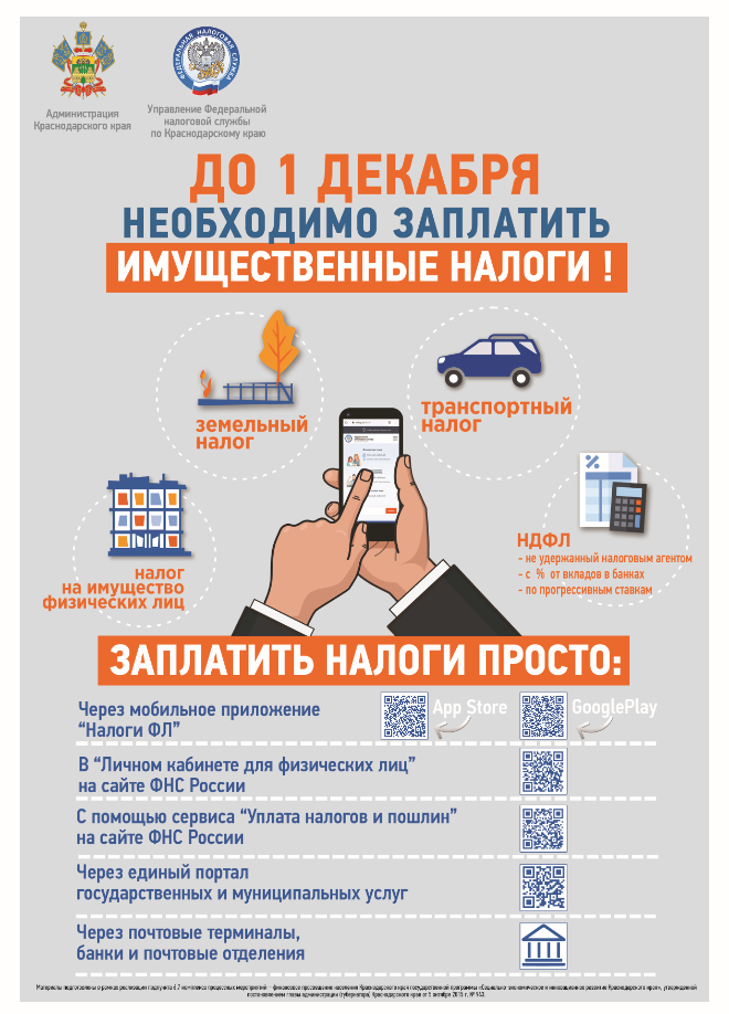 Не откладывайте уплату начисленных сумм имущественных налогов