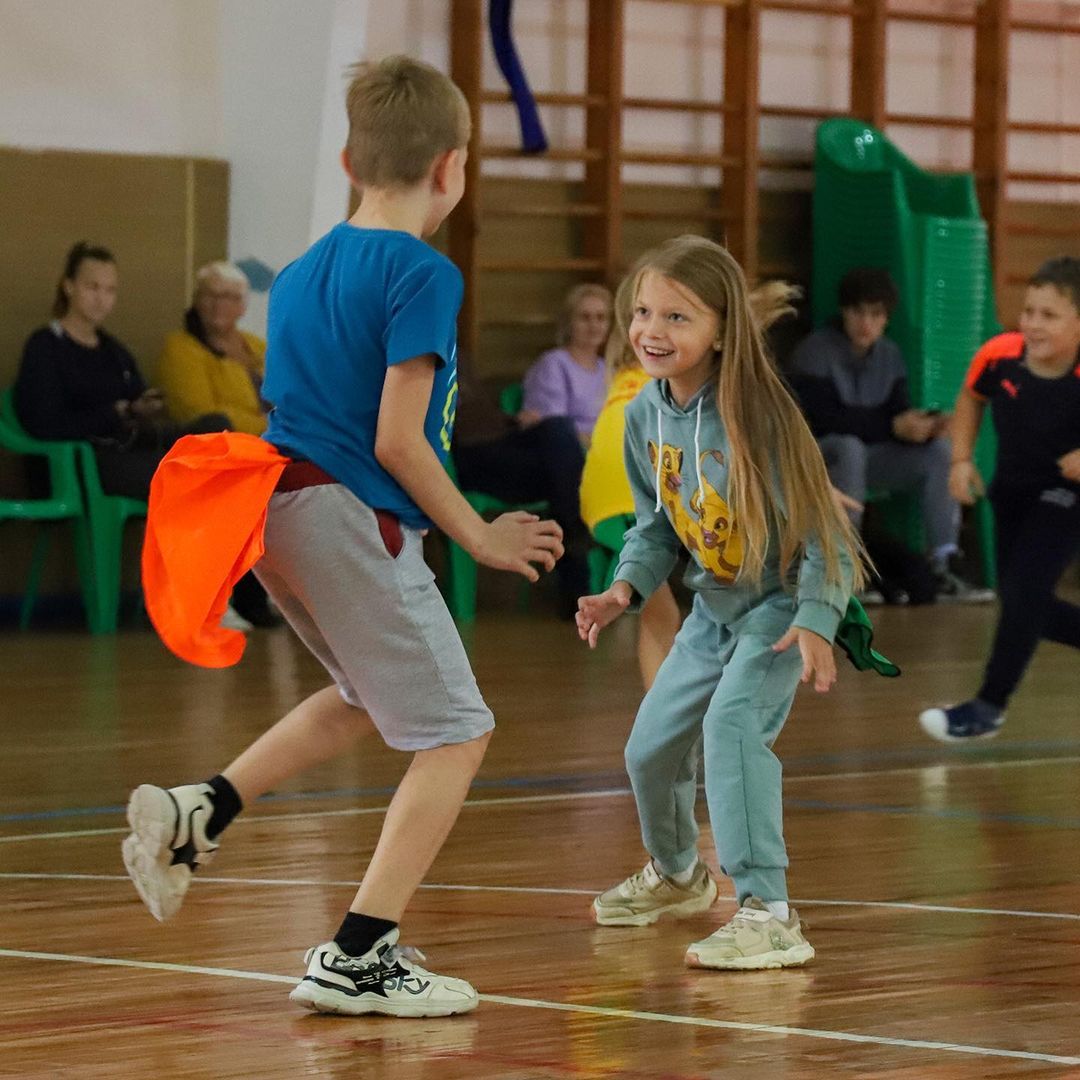 Веселые старты - в спортивном комплексе "Олимп"