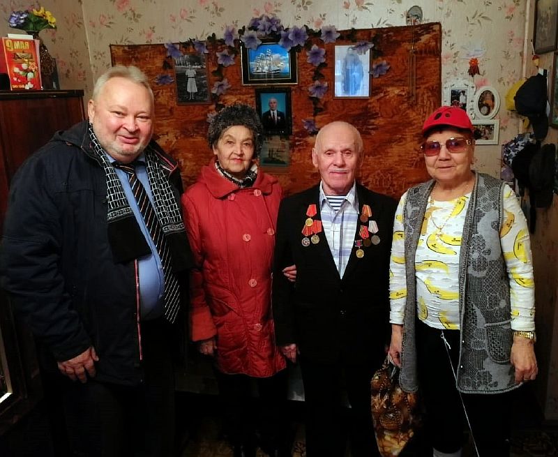 В Усть-Лабинске ветеранов поздравили с наступившим новым 2020 годом