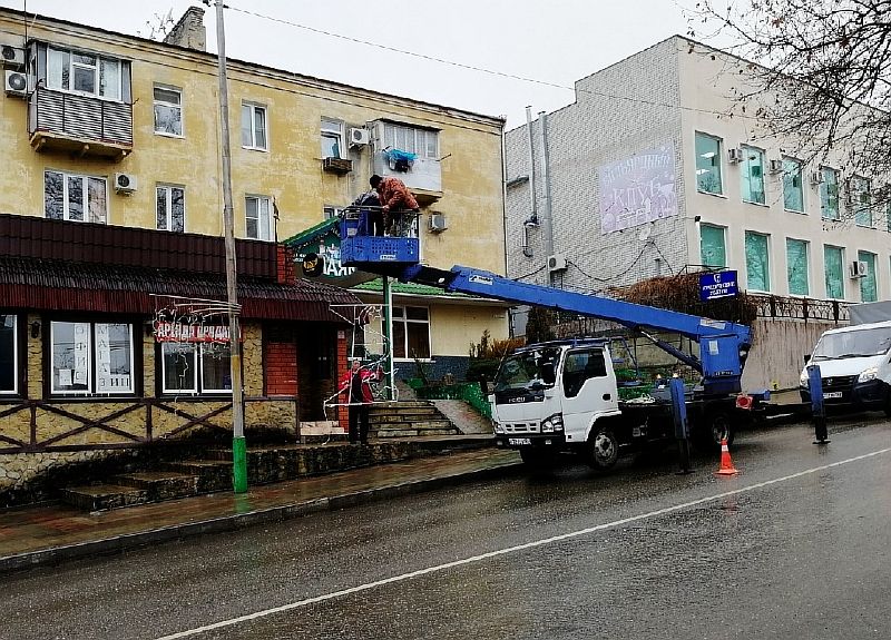 Улица Ленина в Усть-Лабинске преобразится к Новому году