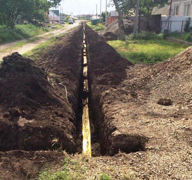 В 302 квартале завершены работы по строительству газопровода