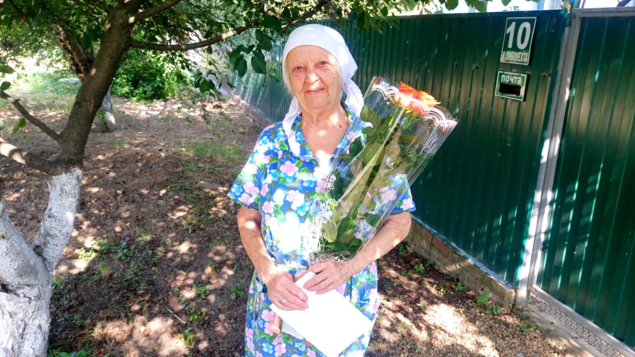 Ветеран из Усть-Лабинска получил поздравление с юбилеем из Кремля