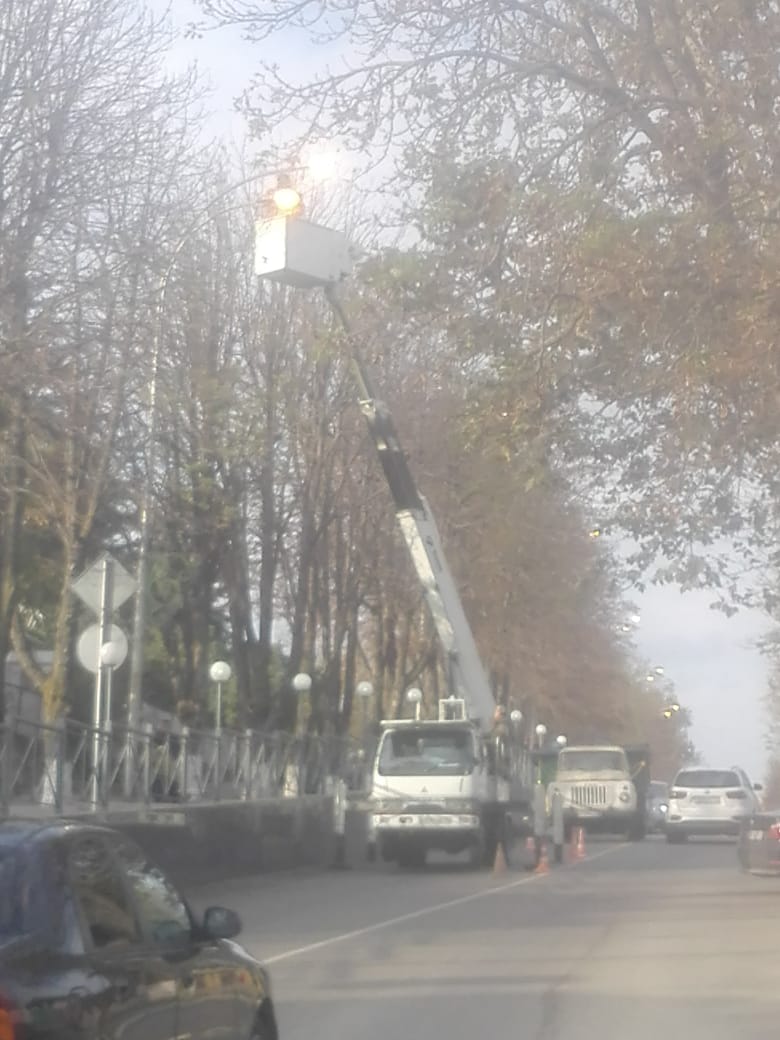 Ремонт уличного освещения