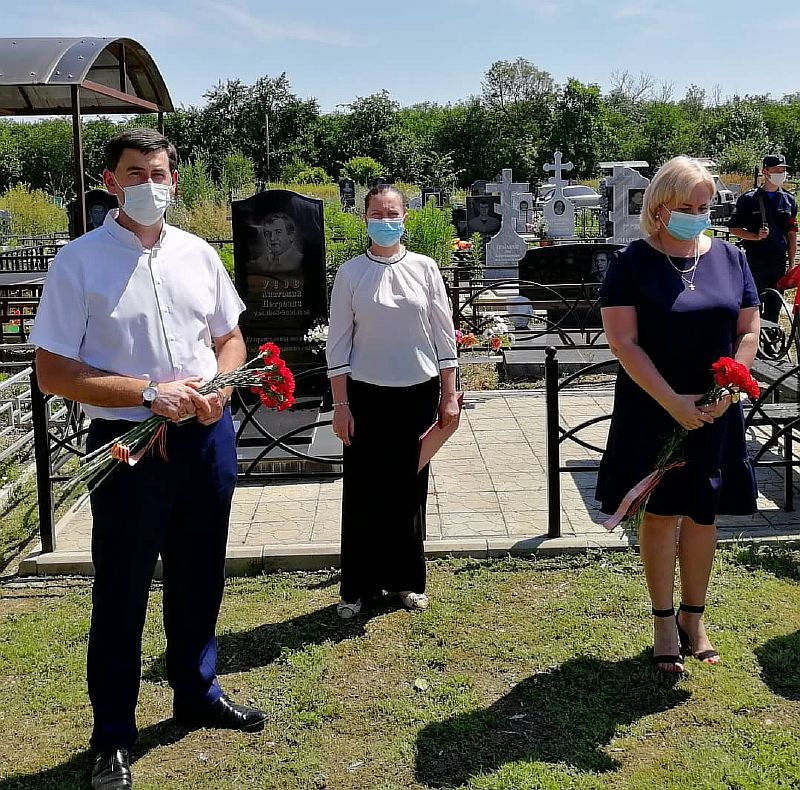 В Усть-Лабинске прошла церемония перезахоронения останков солдата, погибшего в годы войны на территории Республики Беларусь