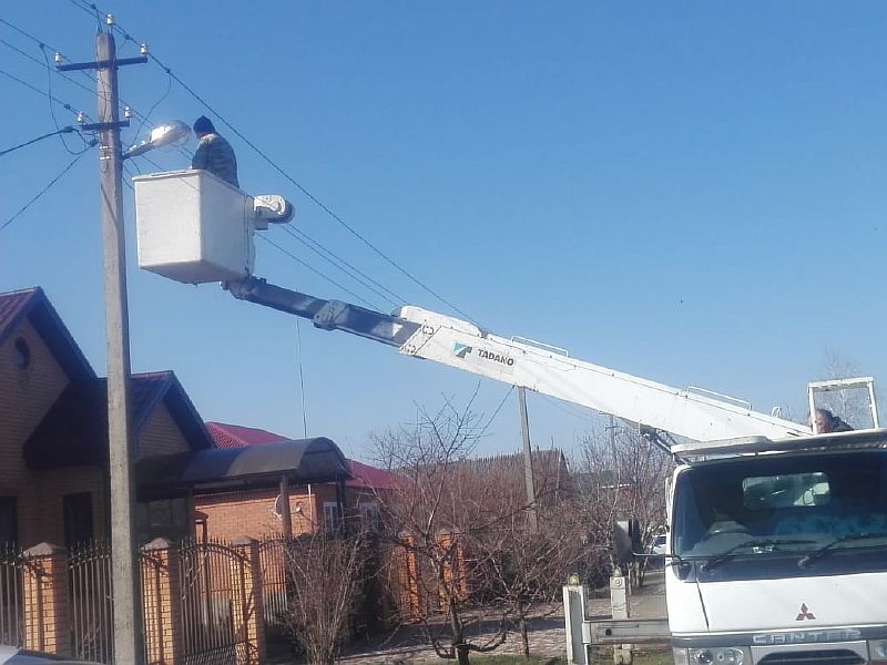 Ремонт уличного освещения