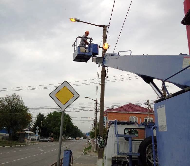 Ремонт уличного освещения