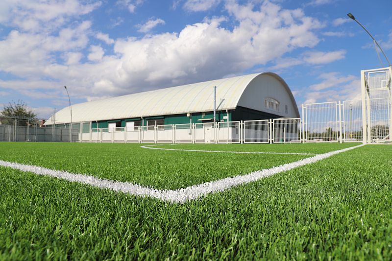 Ремонт спортивной площадки на улице Центральной