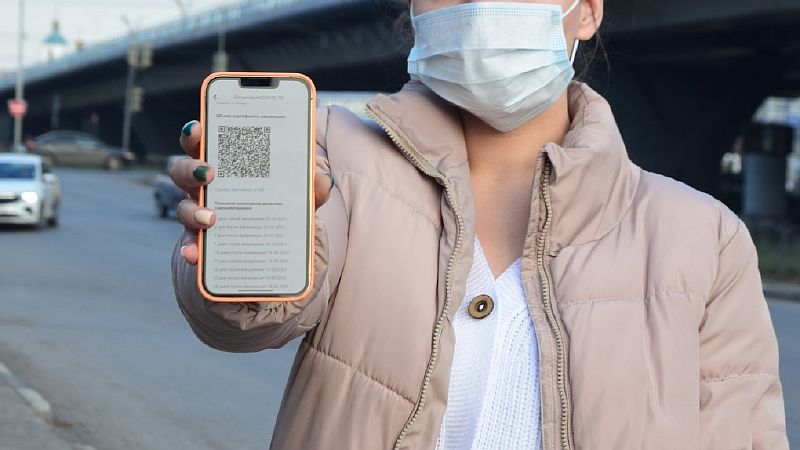 В кино с QR кодом о вакцинации