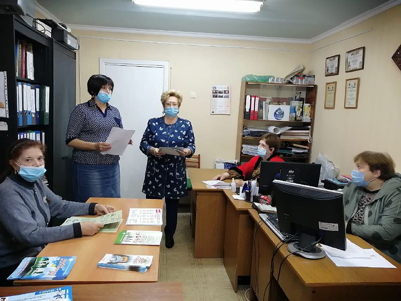 Совет ветеранов принял участие в беседе по профилактике гриппа и короновирусной инфекции