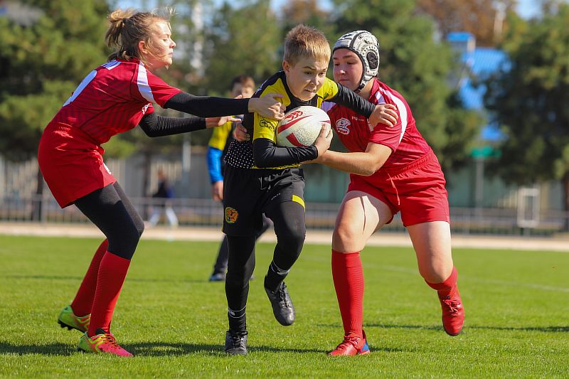Краевой турнир по регби прошёл в Усть-Лабинске