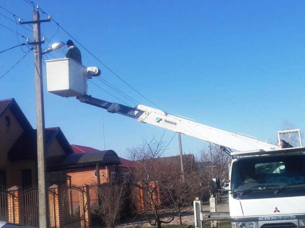 Ремонт уличного освещения