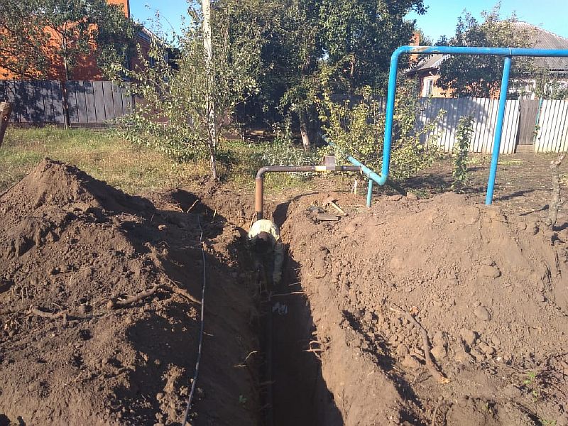 Работы по строительству газопровода по улице Павлова завершаются.