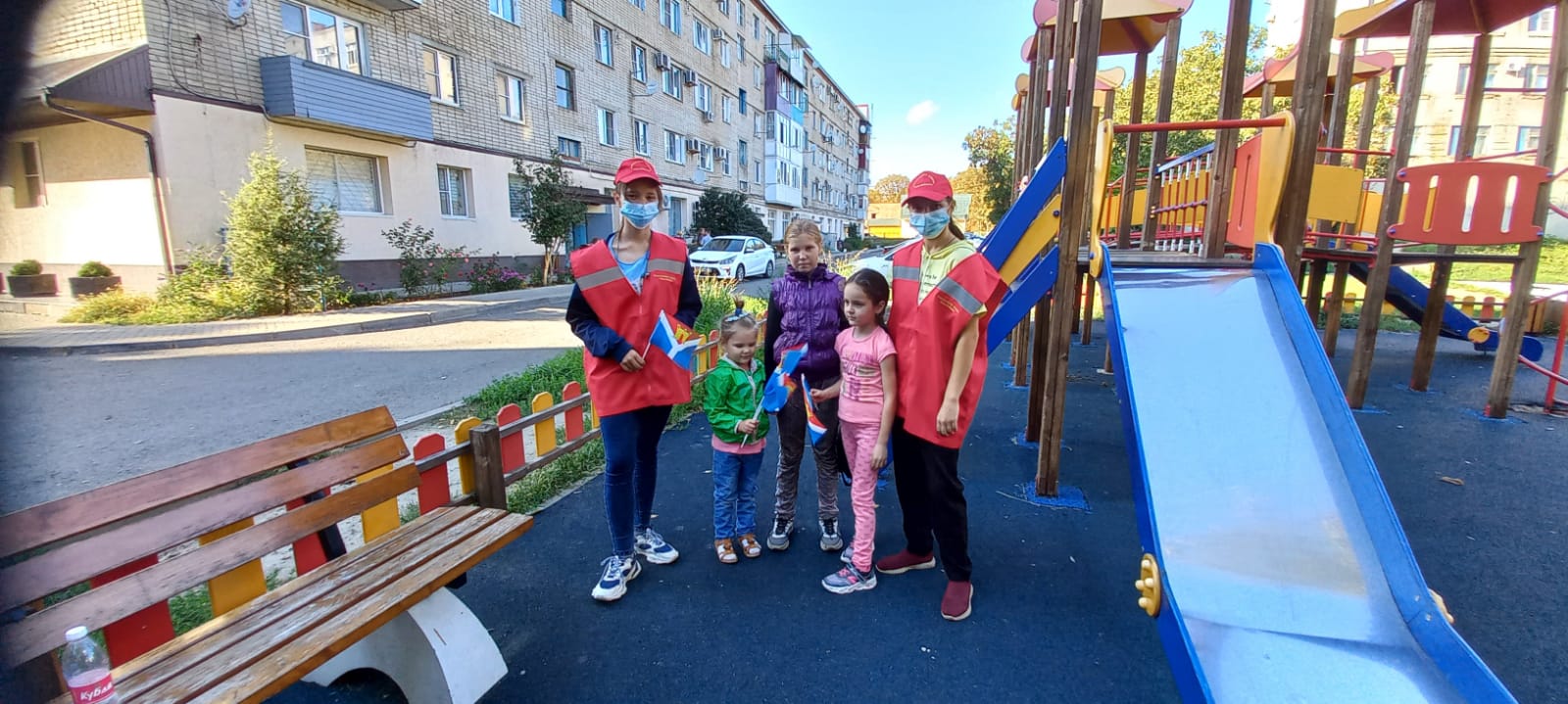 Акция - "Флаг моего города" прошла в Усть-Лабинске