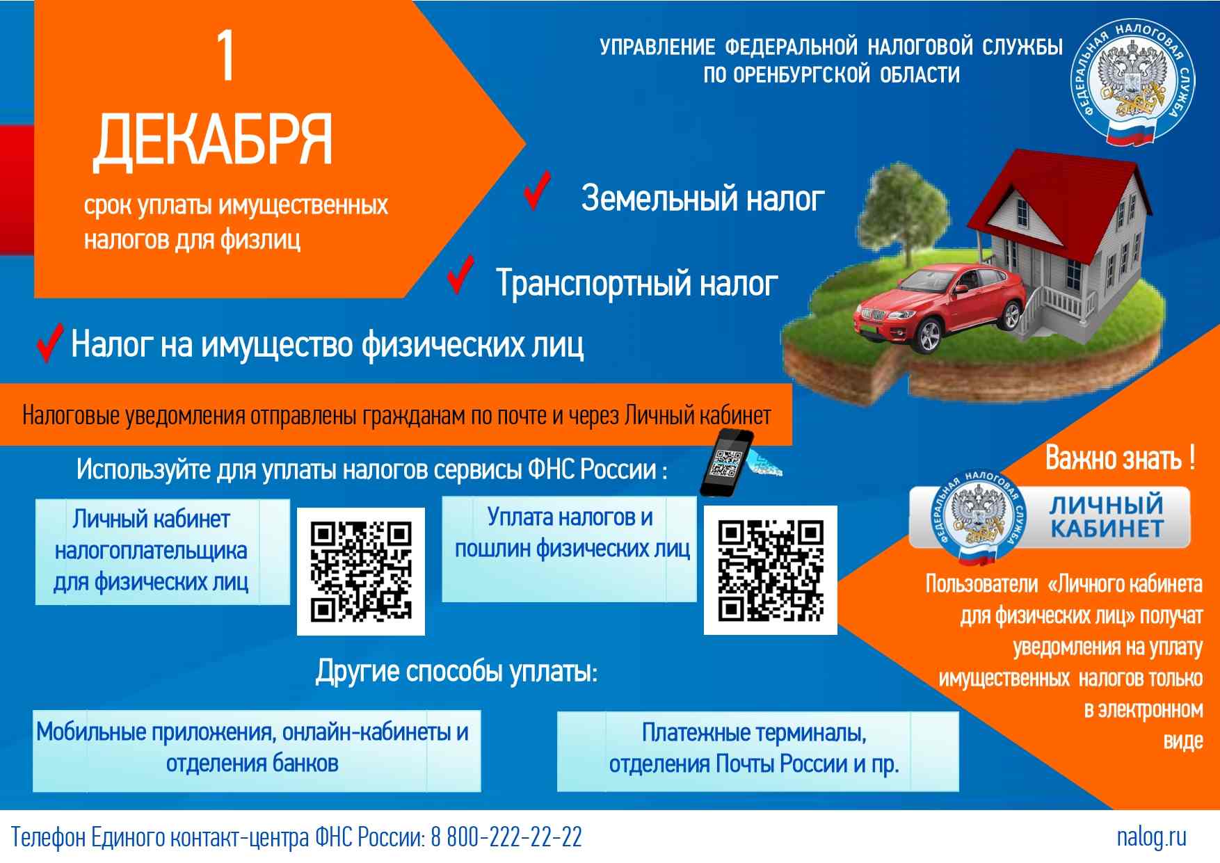 Имущественные налоги
