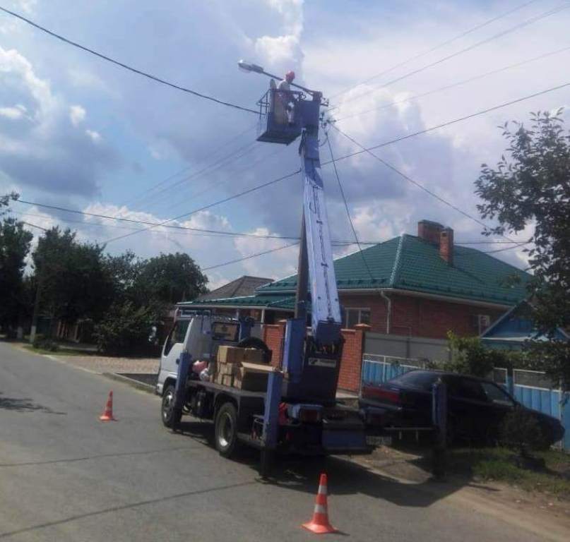 Ремонт уличного освещения