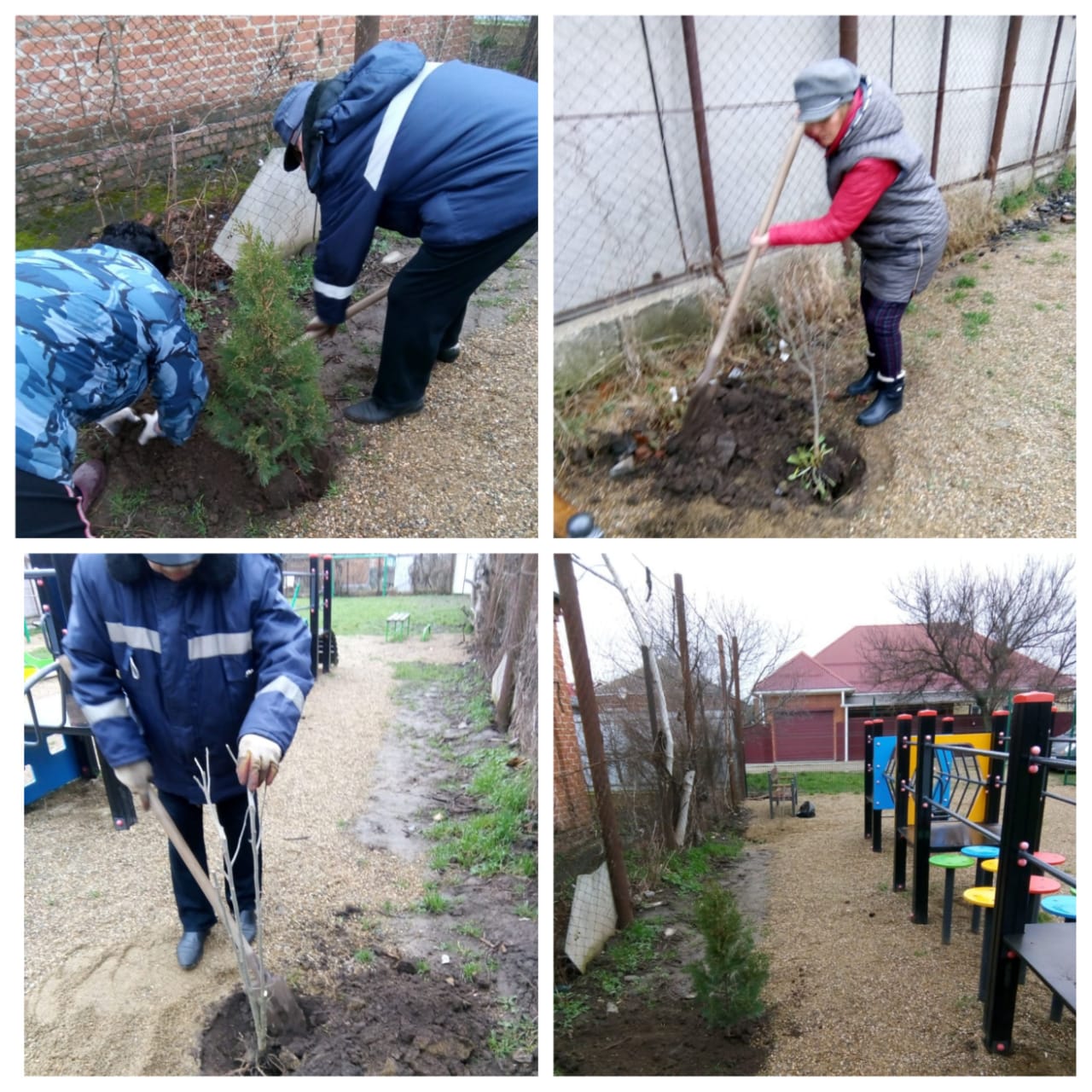 Субботники на детских площадках
