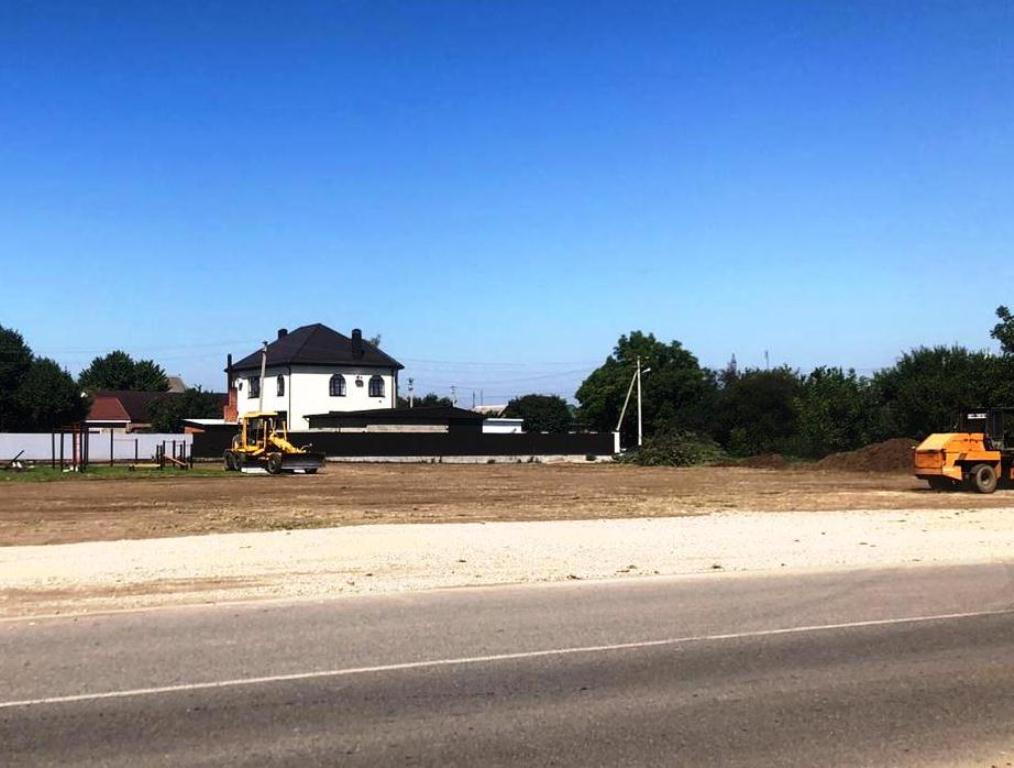 Начато строительство сквера