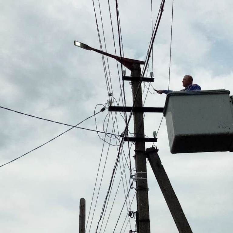 Обслуживания и ремонт уличного освещение