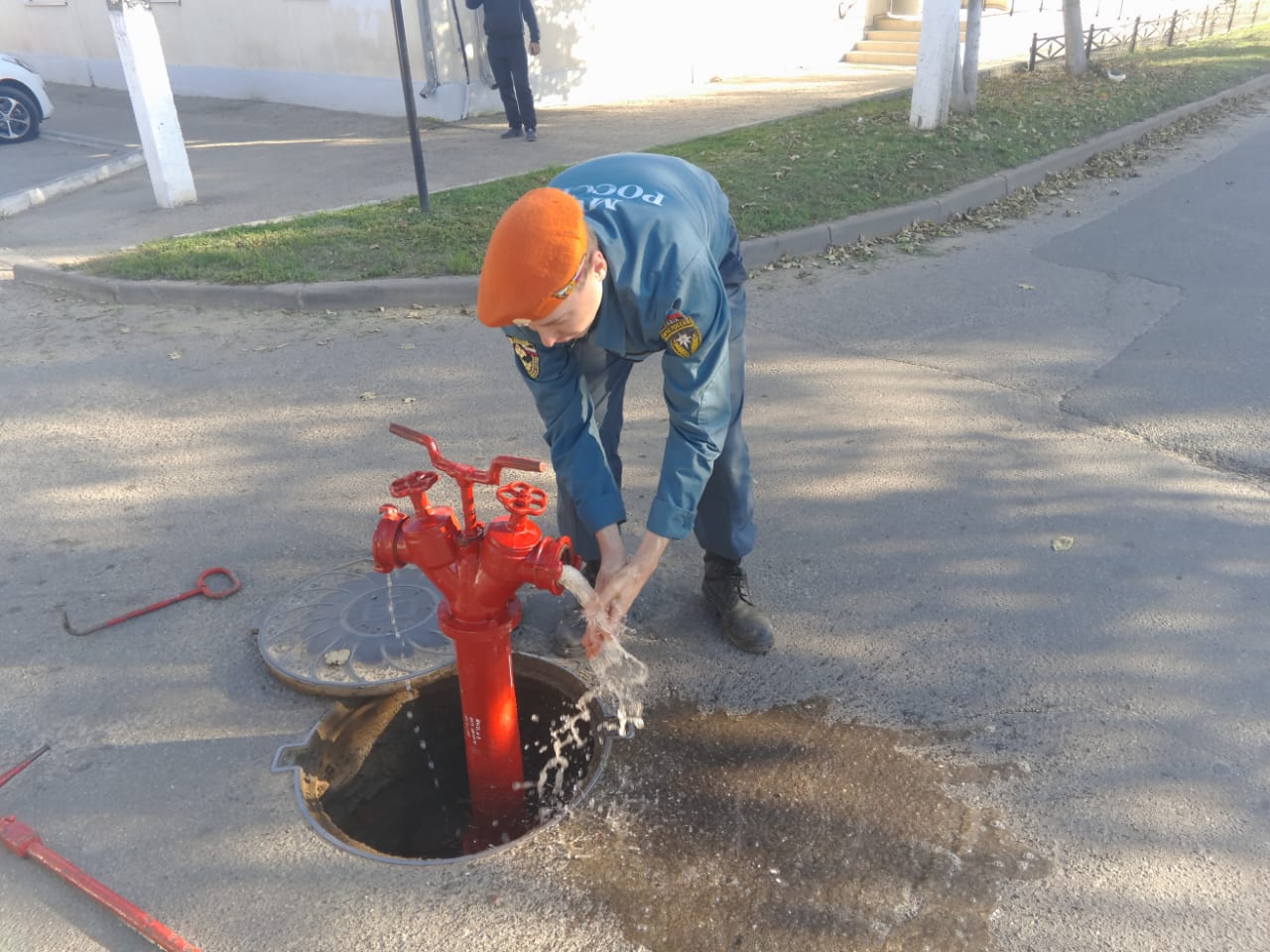 Проведен второй этап рейдового мероприятия по мониторингу работоспособности пожарных гидрантов