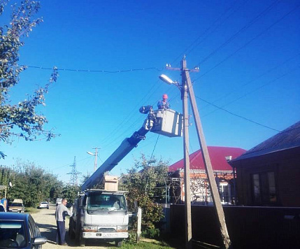 Ремонт уличного освещения
