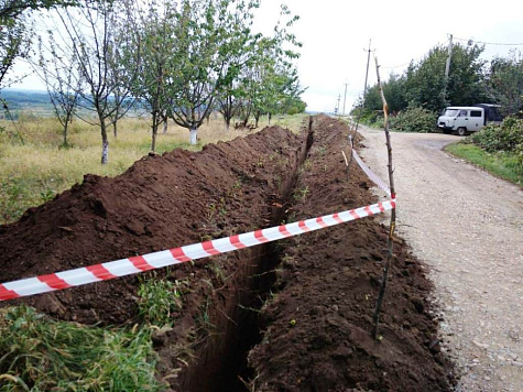 Строительство газопровода