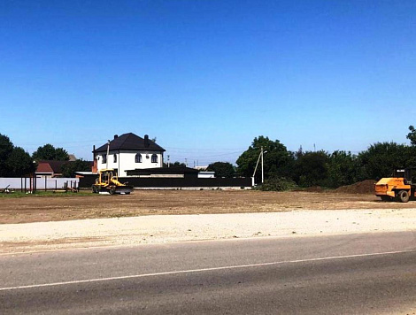 Начато строительство сквера