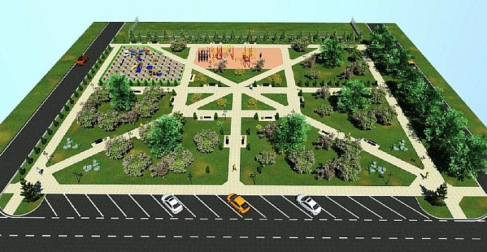 На улице Центральной будет сквер