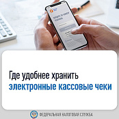 Где удобнее хранить электронные кассовые чеки?