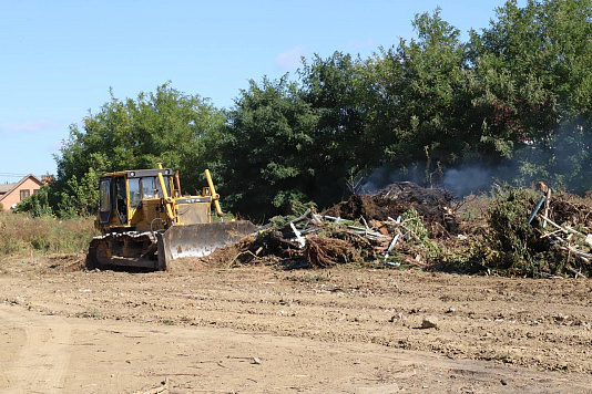 В городе активно ведутся работы по благоустройству.