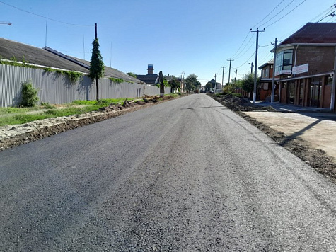 Приступили к укладке асфальтобетонного покрытия