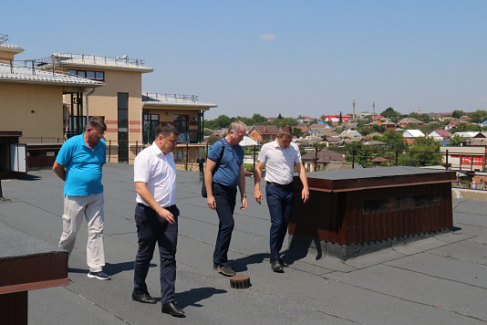 Приёмка выполненных работ по капитальному ремонту крыши