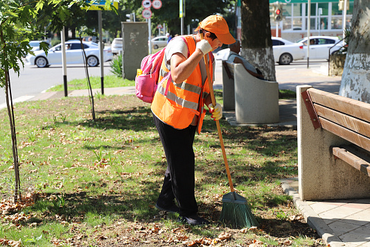 Работа по благоустройству