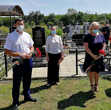 В Усть-Лабинске прошла церемония перезахоронения останков солдата, погибшего в годы войны на территории Республики Беларусь