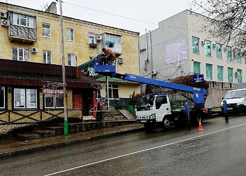 Улица Ленина в Усть-Лабинске преобразится к Новому году