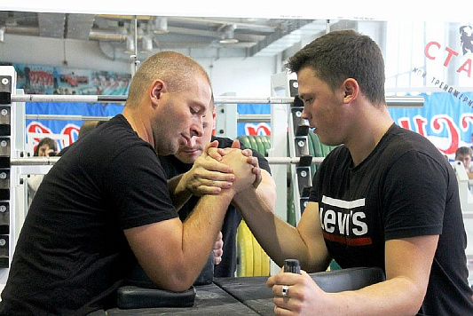 Спартакиада района: армрестлинг – усть-лабинцы третьи