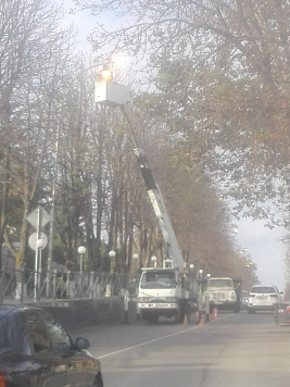 Ремонт уличного освещения